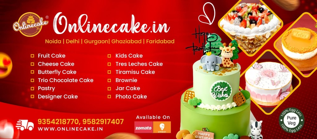 Range banner for Onlinecake.in